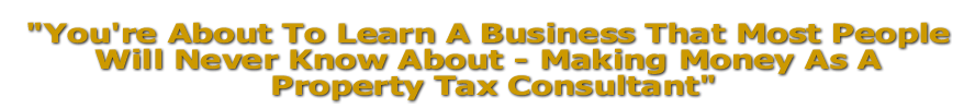 Property Tax Consultant Businss Course 